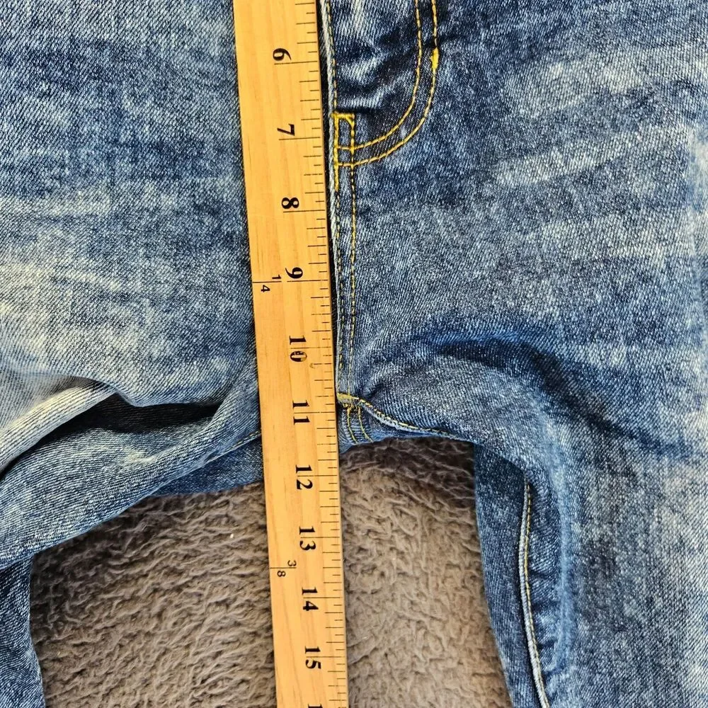 Southpole Skinny Jeans Men Size 36x30 Blue Acid Wash‎ Denim